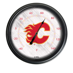 National Hockey Leagues Calgary Flames Indoor/Outdoor Thermometer with LED Lights