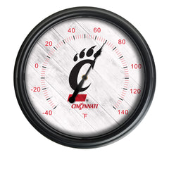 University of Cincinnati Officially Licensed Logo Indoor - Outdoor LED Thermometer