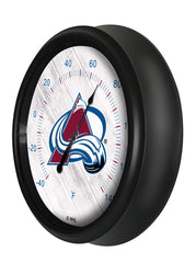 National Hockey Leagues Colorado Avalanche Indoor/Outdoor Thermometer with LED Lights Side View