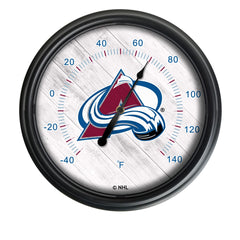 National Hockey Leagues Colorado Avalanche Indoor/Outdoor Thermometer with LED Lights