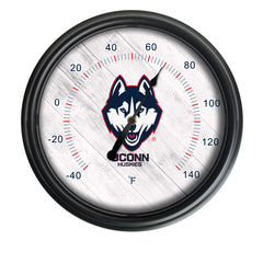 University of Connecticut Officially Licensed Logo Indoor - Outdoor LED Thermometer