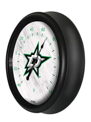 National Hockey Leagues Dallas Stars Indoor/Outdoor Thermometer with LED Lights Side View