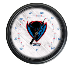DePaul University Officially Licensed Logo Indoor - Outdoor LED Thermometer
