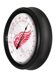 National Hockey Leagues Detroit Red Wings Indoor/Outdoor Thermometer with LED Lights Side View