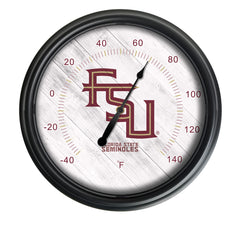 Florida State (Script) Officially Licensed Logo Indoor - Outdoor LED Thermometer
