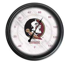Florida State (Head) Officially Licensed Logo Indoor - Outdoor LED Thermometer