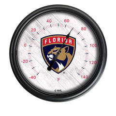 National Hockey Leagues Florida Panthers Indoor/Outdoor Thermometer with LED Lights