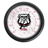 University of Georgia (Bulldog) Logo LED Thermometer | LED Outdoor Thermometer