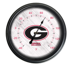 University of Georgia (G) Officially Licensed Logo Indoor - Outdoor LED Thermometer