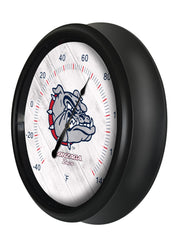 Gonzaga Logo LED Thermometer | LED Outdoor Thermometer