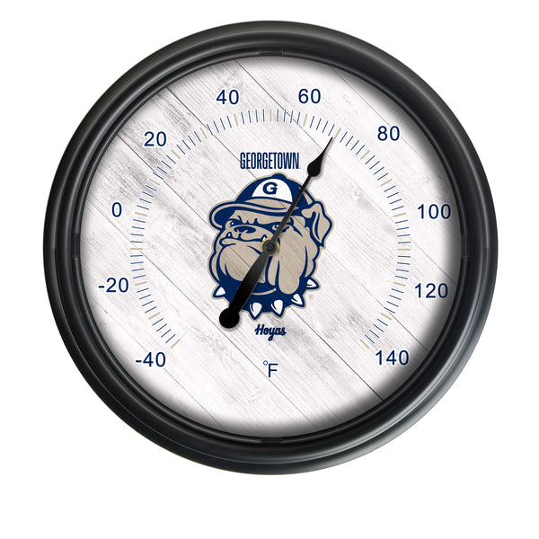 Georgetown University Logo LED Thermometer | LED Outdoor Thermometer