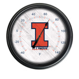 University of Illinois Logo LED Thermometer | LED Outdoor Thermometer