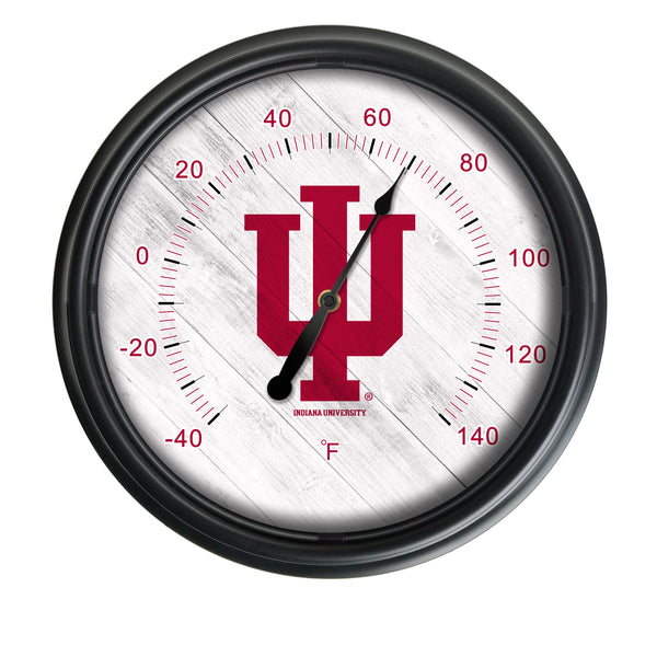 Indiana University Logo LED Thermometer | LED Outdoor Thermometer