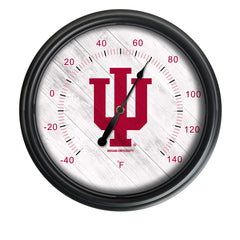 Indiana University Officially Licensed Logo Indoor - Outdoor LED Thermometer