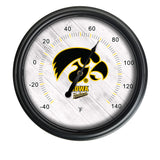 University of Iowa Logo LED Thermometer | LED Outdoor Thermometer