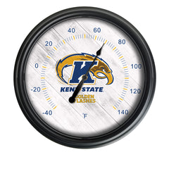 Kent State University Officially Licensed Logo Indoor - Outdoor LED Thermometer
