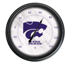 Kansas State University Officially Licensed Logo Indoor - Outdoor LED Thermometer