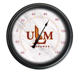 University of Louisiana at Monroe Logo LED Thermometer | LED Outdoor Thermometer