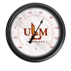 University of Louisiana at Monroe  Officially Licensed Logo Indoor - Outdoor LED Thermometer