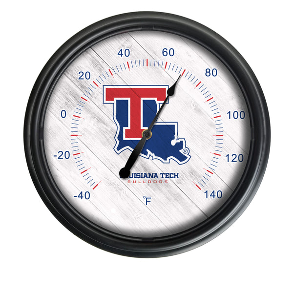 Louisiana Tech University Logo LED Thermometer | LED Outdoor Thermometer