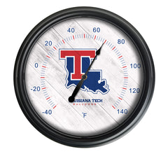 Louisiana Tech University Officially Licensed Logo Indoor - Outdoor LED Thermometer
