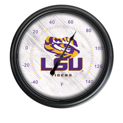 Louisiana State University Officially Licensed Logo Indoor - Outdoor LED Thermometer