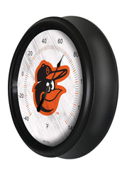 Baltimore Orioles Logo LED Thermometer | MLB LED Outdoor Thermometer