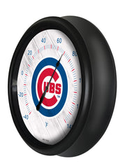 Chicago Cubs Logo LED Thermometer | MLB LED Outdoor Thermometer
