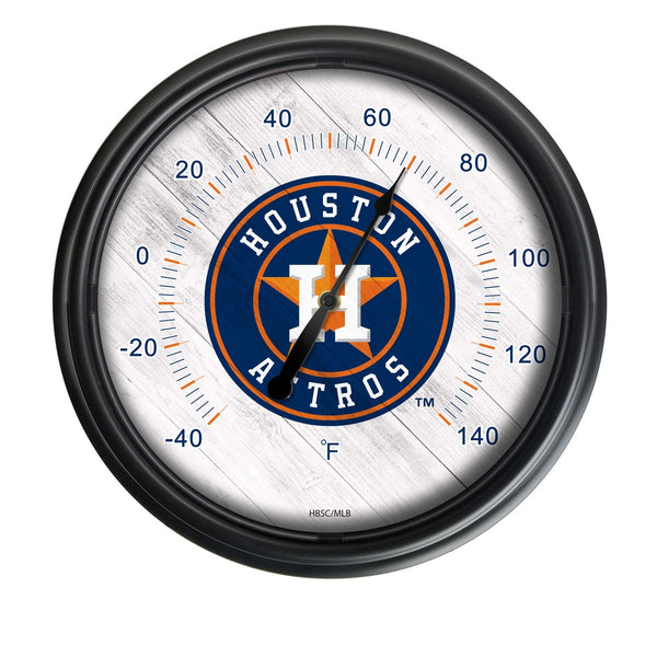 Houston Astros Logo LED Thermometer | MLB LED Outdoor Thermometer