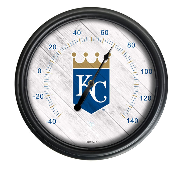 Kansas City Royals Logo LED Thermometer | MLB LED Outdoor Thermometer