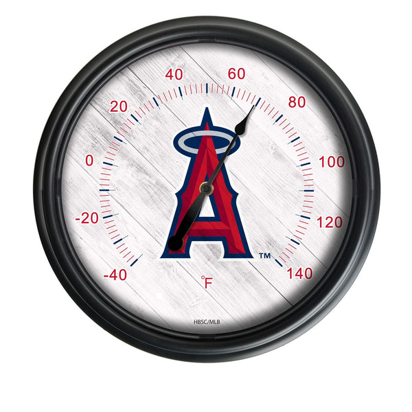 Los Angeles Angels Logo LED Thermometer | MLB LED Outdoor Thermometer