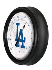 Los Angeles Dodgers Logo LED Thermometer | MLB LED Outdoor Thermometer
