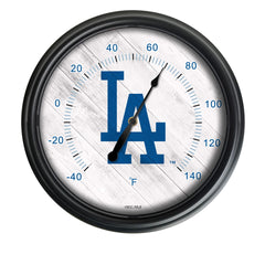 Los Angeles Dodgers Logo LED Thermometer | MLB LED Outdoor Thermometer