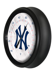 New York Yankees Logo LED Thermometer | MLB LED Outdoor Thermometer