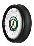 Oakland Athletics Logo LED Thermometer | MLB LED Outdoor Thermometer