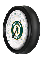 Oakland Athletics Logo LED Thermometer | MLB LED Outdoor Thermometer