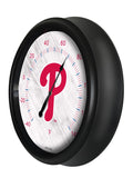 Philadelphia Phillies Logo LED Thermometer | MLB LED Outdoor Thermometer