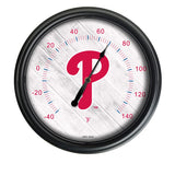 Philadelphia Phillies Logo LED Thermometer | MLB LED Outdoor Thermometer