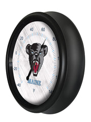 University of Maine Logo LED Thermometer | LED Outdoor Thermometer