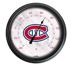 National Hockey Leagues Montreal Canadians Indoor/Outdoor Thermometer with LED Lights