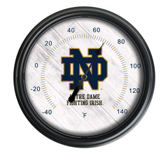 Notre Dame (ND) Officially Licensed Logo Indoor - Outdoor LED Thermometer