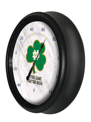 Notre Dame (Shamrock) LED Thermometer | LED Outdoor Thermometer