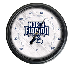 University of North Florida Officially Licensed Logo Indoor - Outdoor LED Thermometer