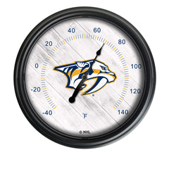 National Hockey Leagues Nashville Predators Indoor/Outdoor Thermometer with LED Lights