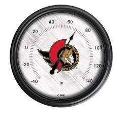 National Hockey Leagues Ottawa Senators Indoor/Outdoor Thermometer with LED Lights
