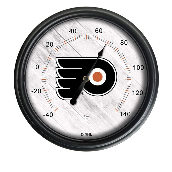 Philadelphia Flyers Logo LED Thermometer | LED Outdoor Thermometer