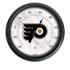 National Hockey Leagues Philadelphia Flyers Indoor/Outdoor Thermometer with LED Lights