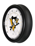 Pittsburgh Penguins Logo LED Thermometer | LED Outdoor Thermometer