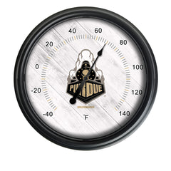 Purdue Officially Licensed Logo Indoor - Outdoor LED Thermometer