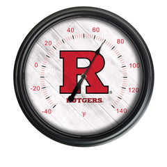 Rutgers Officially Licensed Logo Indoor - Outdoor LED Thermometer